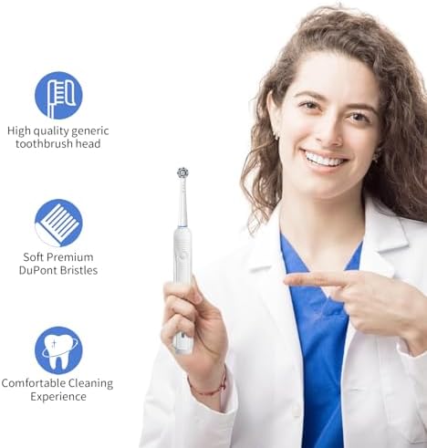 Replacement Toothbrush Heads for Oral B Braun, 8 Pack Professional Electric Toothbrush Heads, Precision Clean Brush Heads Refill Compatible with Oral-B 7000/Pro 1000/9600/ 5000/3000/8000 (8pack) - Image 2