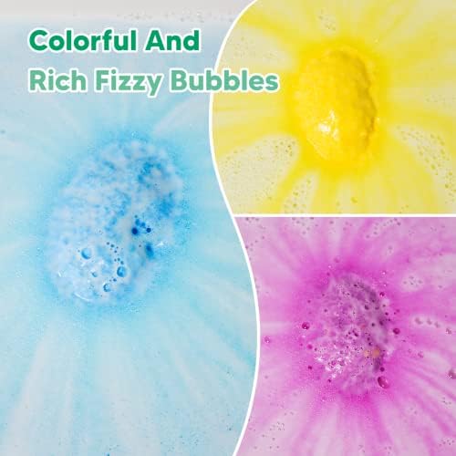 16 Pack Dinosaur Bath Bombs for Kids with Surprise Inside, Dino Bath Bombs with Toys Inside for Boys Girls Toddlers, Organic Kids Bath Bombs Bubble Bath Dinosaur Bath Toys Christmas Birthday Gift Set - Image 6