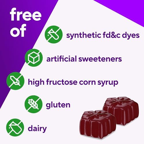 Vitafusion Iron Gummy Vitamin Supplement, Supports Red Blood Cell Production*, Guava Hibiscus Flavor, 30 Servings, 60 Count - Image 5