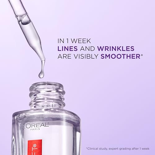 L'Oreal Paris Revitalift 1.5% Pure Hyaluronic Acid Face Serum, Hydrate & Reduce Wrinkles, Fragrance Free 1 oz - Image 3