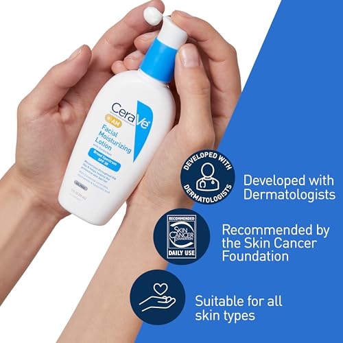 CeraVe AM Facial Moisturizing Lotion with SPF 30 | Oil-Free Face Moisturizer with SPF | Formulated with Hyaluronic Acid, Niacinamide & Ceramides | Non-Comedogenic | Broad Spectrum Sunscreen | 3 Ounce - Image 4
