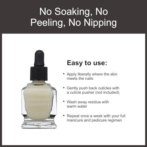 Deborah Lippmann Cuticle Remover Cuticle Softener for Nail Care No Soaking, No Peeling, No Nipping 0.5 Fl Oz - Image 4