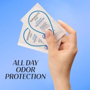 Summer’s Eve, Ultimate Odor Control, Daily Feminine Wipes with Boric Acid, Removes Odor, On-the-go Body Wipes with pH Balance, 12 ct
