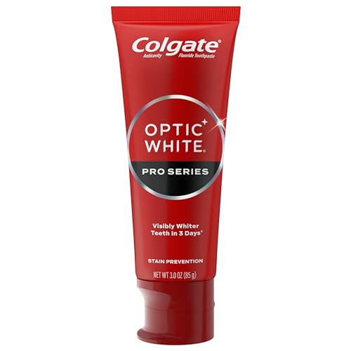 Colgate Optic White Pro Series Whitening Toothpaste with 5% Hydrogen Peroxide, Stain Prevention, 3 Oz Tube - Image 7