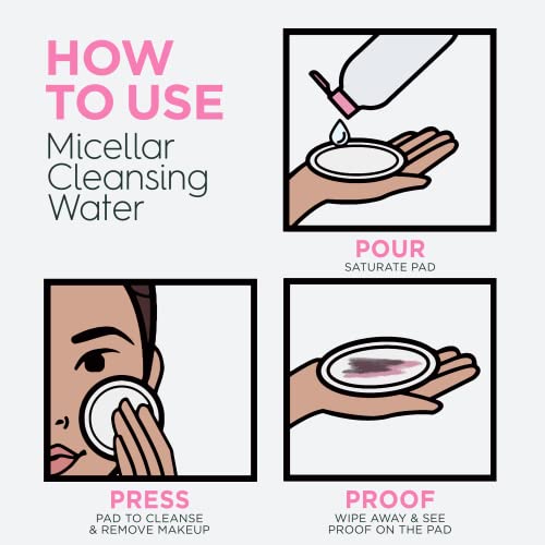 Garnier Micellar Water, Hydrating Facial Cleanser & Makeup Remover, Suitable for Sensitive Skin, Vegan, Cruelty Free, 13.5 Fl Oz (400mL), 1 Count - Image 7