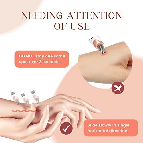 2024 Newest Blackhead Remover Pore Vacuum,Facial Pore Cleaner-5 Suction Power,5 Probes,USB Rechargeable Blackhead Vacuum Kit Electric Acne Extractor Tool for Women - Image 6