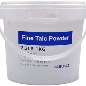 2.2 LBS Super Purity Talcum Powder, Extremely Fine Talc Powder for Chalk Painting, Multiple Purpose Talcum Powder Unscented with Excellent Lubrication, for Bike and Auto Tire Repairing