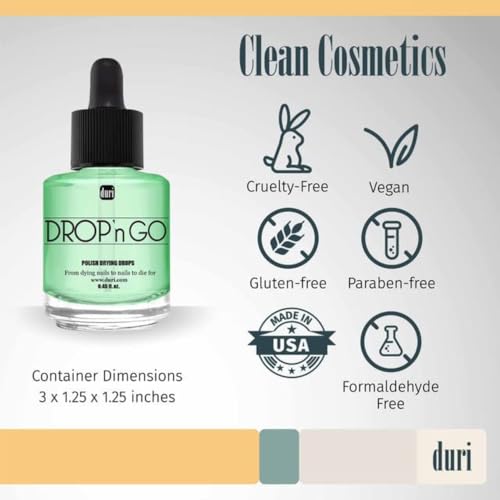 duri Drop'n Go Quick Dry Nail Drops - Fast Drying Drops for Long Lasting Nail Polish 0.61 fl. oz. - Image 3