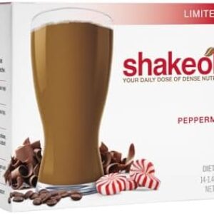 BODi Shakeology Vegan Protein Powder - Gluten Free, Superfood Protein Shake - Helps Support Healthy Weight Loss, Lean Muscle Support, Manage Effects of Stress, Peppermint Mocha - 14 Servings