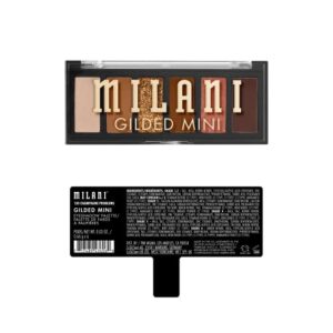 Milani Gilded Mini Eyeshadow Palette with 6 Matte & Shimmer Hues – Champagne Problems