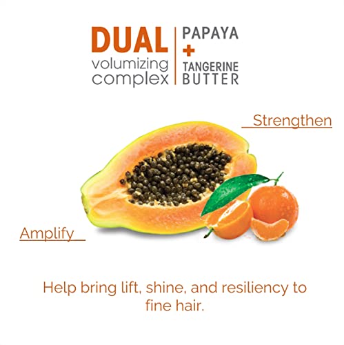 GIOVANNI 2chic Ultra-Volume Foam Styling Mousse - Daily Volumizing Formula with Papaya & Tangerine Butter, Promotes Weightless Control for Fine Limp Thin Hair, No Parabens, Color Safe - 7 oz - Image 2