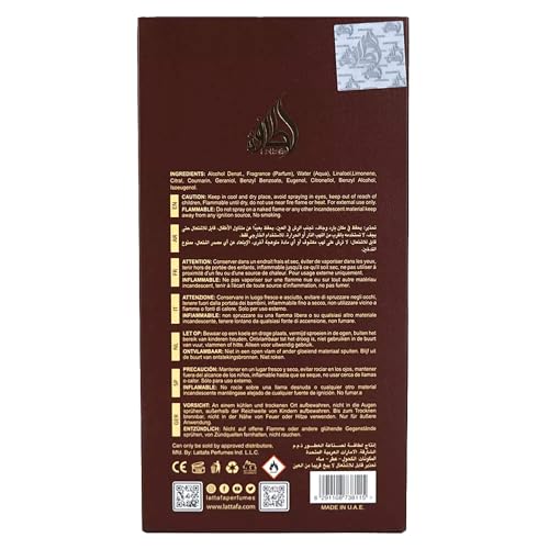 Lattafa Pride Eternal Oud for Unisex Eau de Parfum Spray, 3.4 Ounce - Image 6