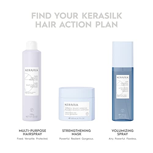 KERASILK Volumizing Styling Foam | Lightweight Formula | Creates Long-Lasting Touchable Hold | Enhances Body & Fullness | With Heat Protection | 150ml - Image 8