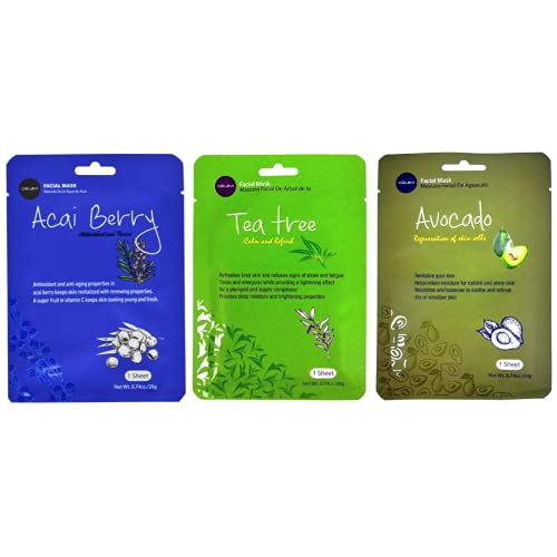 Celavi Essence Facial Sheet Face Mask Variety Set Classic Authentic Korean Moisturizing Skincare (12-Packs) - Image 8
