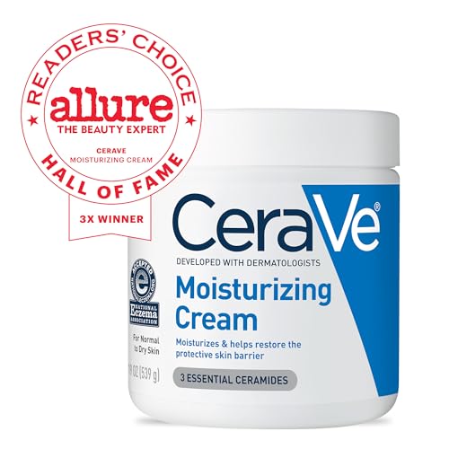 CeraVe Moisturizing Cream | Body and Face Moisturizer for Dry Skin | Body Cream with Hyaluronic Acid and Ceramides | Daily Moisturizer | Oil-Free | Fragrance Free | Non-Comedogenic | 19 Ounce - Image 2