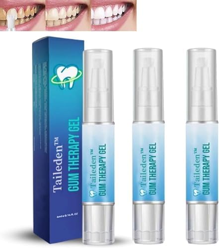 Taileden Gum Repair Therapy Gel, Taileden Gum Care Gel,Taileden™ Gum Therapy Gel,Gum Shield Therapy Gel Gum Therapy Gel for Recessed Gums,Teeth Whitening Essence Pen Reduce Yellowing Oral Care