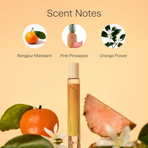 Skylar New Citrus Reverie Eau de Parfum-Hypoallergenic Clean Perfume for Women & Men, Vegan, Safe for Sensitive Skin-Fruity Floral Scents, Madarin, Orange, Pinapple-10mL /.33 Fl Oz - Image 3