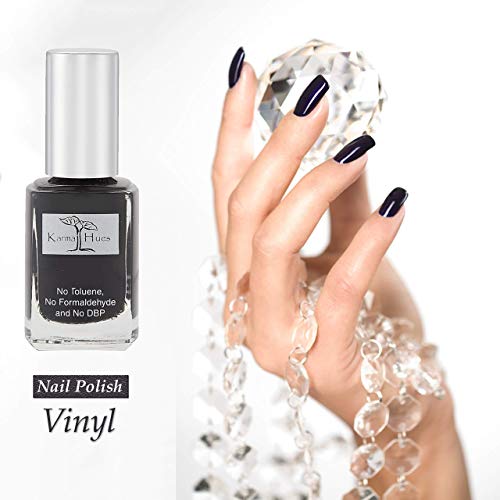 karma organic Nail Polish - Quick Dry Nail Lacquer, Non-Toxic, Vegan, and Cruelty-Free Nail Paint Art for Adults & Kids - No Toluene, No Formaldehyde, No DBP, and Free of TPHP (Vinyl, 0.43 fl oz.) - Image 2