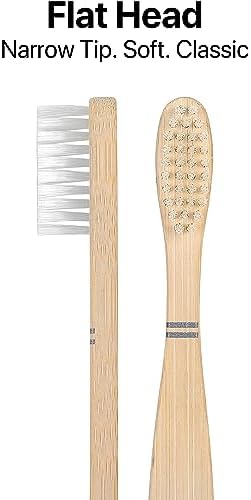 Sea Turtle Plant-Based Bristles, Bamboo Toothbrushes, Soft Natural Toothbrush for Kids (4 Pack) - Image 4