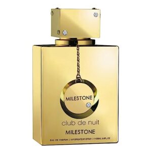 Armaf Club De Nuit Milestone for Unisex Eau de Parfum Spray, 3.6 Ounce