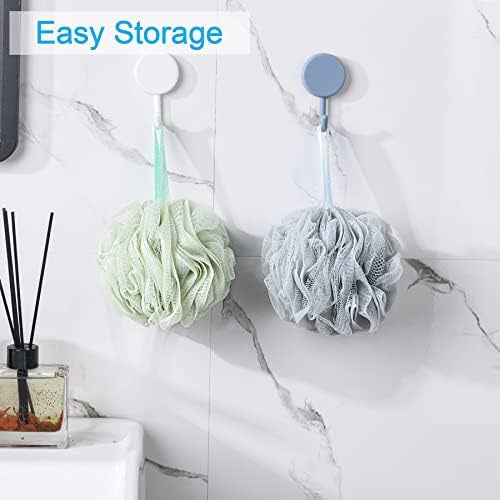 AmazerBath Loofah Sponge 75g/Piece, Exfoliating Bath Sponge Body Scrubber - Loofa Set of 4 Neutral Colors (Large) - Image 7