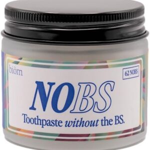 NOBS Toothpaste Tablets - Nano Hydroxyapatite, Flouride & Plastic Free, Eco & Travel Friendly - Remineralize with NHA (1 Month)