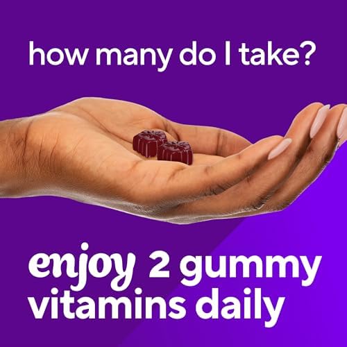 Vitafusion Iron Gummy Vitamin Supplement, Supports Red Blood Cell Production*, Guava Hibiscus Flavor, 30 Servings, 60 Count - Image 7