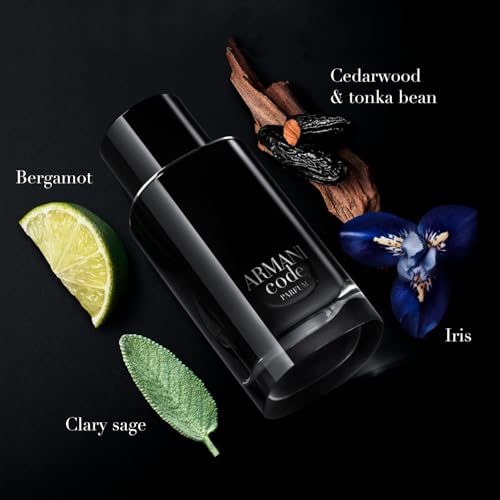 Armani Beauty - Code - Parfum - Cologne for Men - Fresh & Aromatic Men’s Fragrance - Bergamot, Clary Sage, Tonka Bean Notes - Image 2