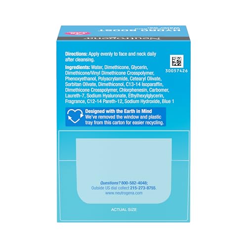 Neutrogena Hydro Boost Water Gel with Signature Fragrance, Hyaluronic Acid Facial Moisturizer for Normal to Oily, Combination Skin, Delivers hydration for Refreshed, Dewy Skin, 1.7 oz - Image 10