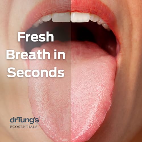 DrTung’s Stainless Tongue Scraper - Tongue Cleaner for Adults, Kids, Helps Freshens Breath, Easy to Use Comfort Grip Handle, Comes with Fabric Travel Pouch - Stainless Steel Tongue Scrapers, (1 Count) - Image 4