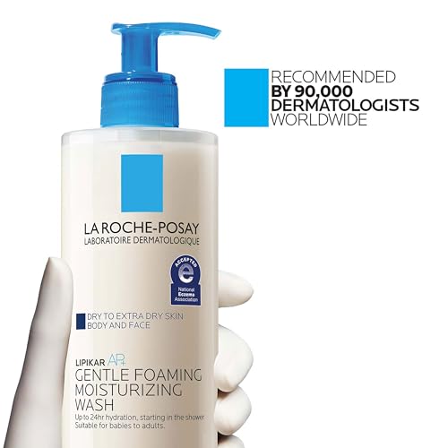 La Roche-Posay Lipikar AP+ Gentle Foaming Moisturizing Wash | Shea Butter + Niacinamide + Glycerin | Moisturizing Body Wash & Face Wash For Dry Skin | National Eczema Association Accepted | Soap Free - Image 9