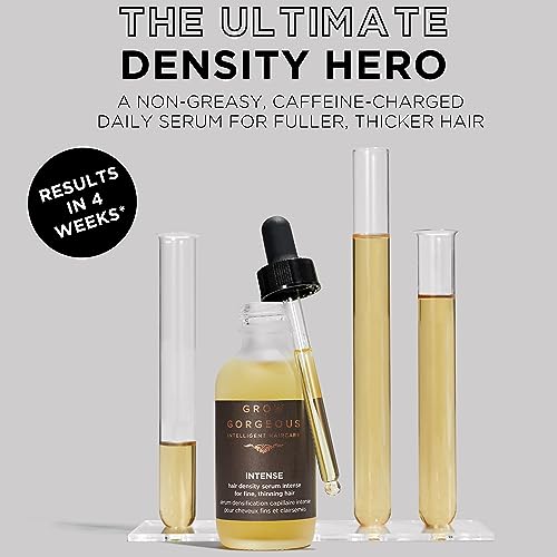 Grow Gorgeous Density Serum Intense - Vegan Hair Serum with Caffeine, Red Clover and Peptides for Thinning Hair and Hair Loss. Cruelty Free Hair Growth Serum - Image 3