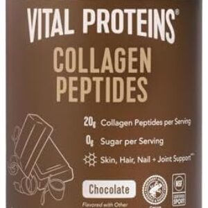 Vital Proteins Collagen Peptides Powder, Promotes Hair, Nail, Skin, Bone and Joint Health, Chocolate, 13.5 oz, Pack of 1