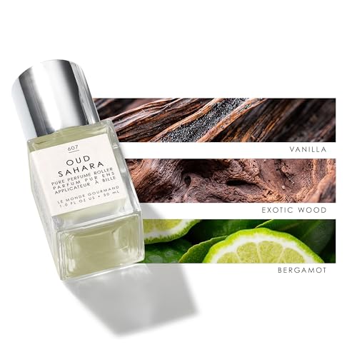 Le Monde Gourmand Oud Sahara Perfume Oil - 1 fl oz (30ml) - Seductive, Spicy with Vanilla, Amber and Bergamot Fragrance Notes - Image 3