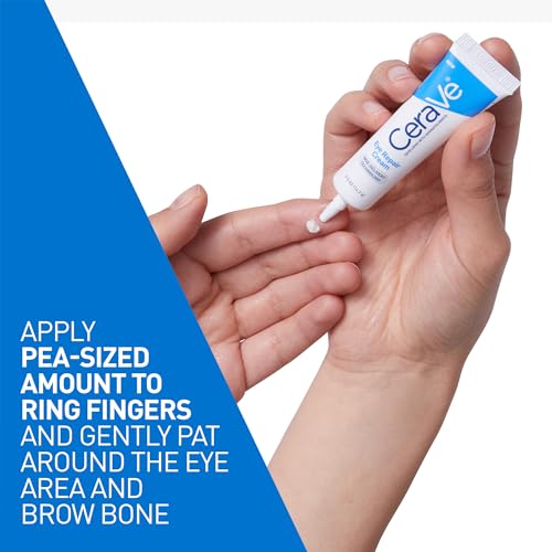 CeraVe Eye Repair Cream | Under Eye Cream For Puffiness And Bags Under Eyes | Hyaluronic Acid + Niacinamide + Marine Botanical Complex | Hydrating Eye Cream | Oil Free & Opthalmologist Tested - Image 5
