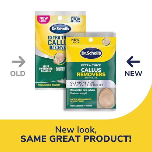 Dr. Scholl's Extra Thick Callus Remover, 4ct // Helps Soften Hard Calluses and Cushions for All-Day Pain Relief - Image 4