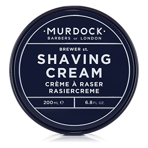 Murdock London Shaving Cream | Rich Luxurious Texture Softens and Soothes | Made in England | 6.8 oz