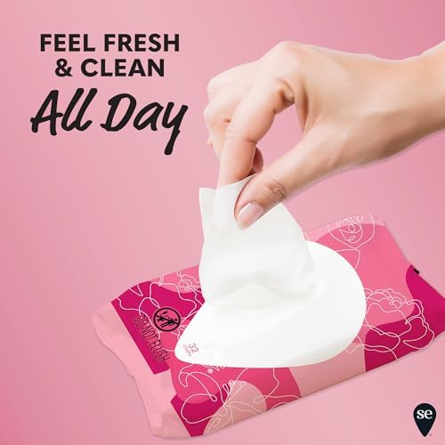 Summer's Eve Sheer Floral Daily Refreshing Feminine Wipes, Removes Odor, pH balanced, 32 Count, 4 Pack - Image 2
