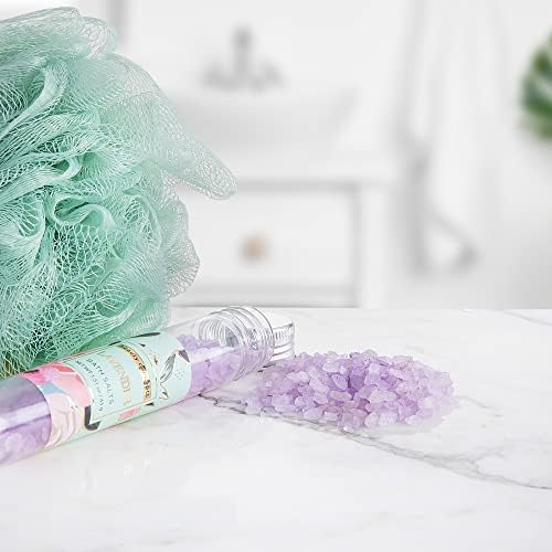 B.C. Beauty Concepts Aromatherapy Bath Salts- Epsom Salts for Soaking, Relaxing Bath Spa Set, Scented in Vanilla Almond, Shea Butter, Sweet Mint, Honey Rose, and Lavender, Sage Floral - Image 2
