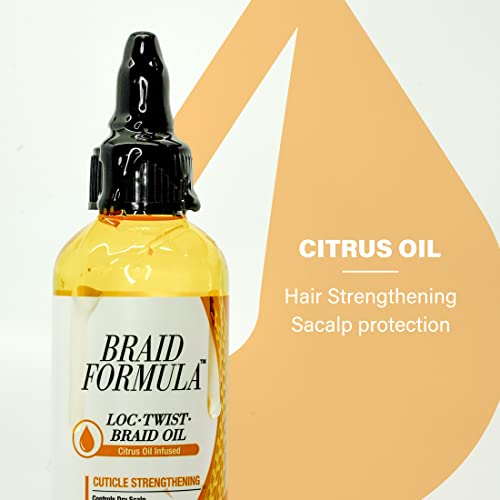 EBIN NEW YORK Loc, Twist, Braid oil - Citrus, 4oz/ 120ml | Moisturizing and soothing Formula with Citrus Oil - Perfect for Braids - Image 2