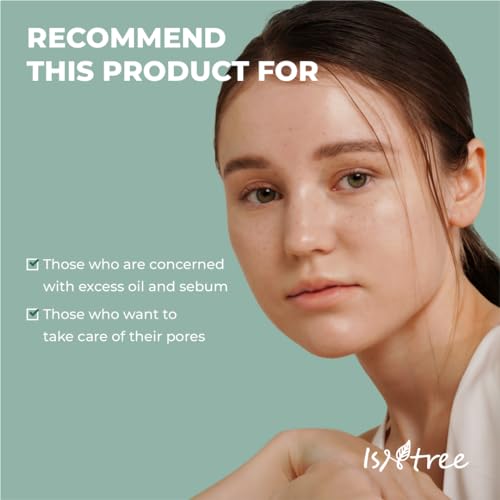 IsNtree Mugwort Calming Clay Mask 100ml, 3.38 fl.oz | Sebum Control | Pore Tightening | Exfoliates Rough Skin | Blackhead Care | Wash-Off Mask | Korean Skincare - Image 5