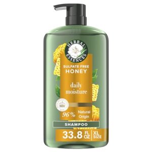 Herbal Essences Sulfate Free Shampoo with Honey for Daily Moisture, Nourishes Dry Hair, Moisturizing Shampoo with Certified Camellia Oil and Aloe Vera, Lightweight For All Hair Types, 33.8oz