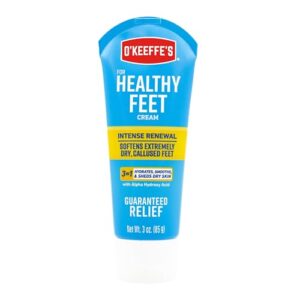 O'Keeffe's Healthy Feet Intense Renewal Cream with Alpha Hydroxy Acid; Softens and Exfoliates Extremely Dry; Callused Feet; 3oz Tube (Pack of 1)