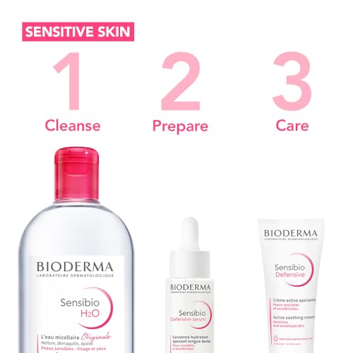Bioderma Sensibio H2O Micellar Water, Makeup Remover, Gentle for Skin, Fragrance-Free & Alcohol-Free, No Rinse Skincare With Micellar Technology for Normal To Sensitive Skin Types - Image 3
