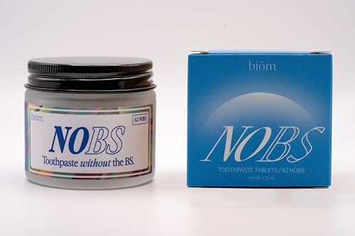 NOBS Toothpaste Tablets - Nano Hydroxyapatite, Flouride & Plastic Free, Eco & Travel Friendly - Remineralize with NHA (1 Month) - Image 3