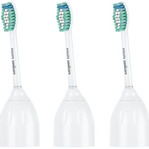 Philips Sonicare Genuine E-Series Replacement Toothbrush Heads, 3 Brush Heads, White, HX7023/30