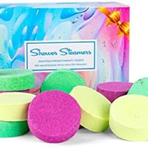 Vanten Shower Steamers 18PCS Shower Bombs, Gifts for Women Who Has Everything,Self Care Gifts for Women, Christmas Gifts, Relaxation Spa Gifts for Women