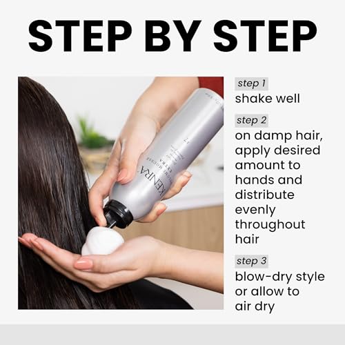 Kenra Volume Mousse Extra 17 | Firm Hold Mousse | Alcohol Free | Non-drying, Non-flaking Lightweight Formula | Tames Frizz & Conditions |Thermal Protection up to 450F| All Hair Types - Image 4