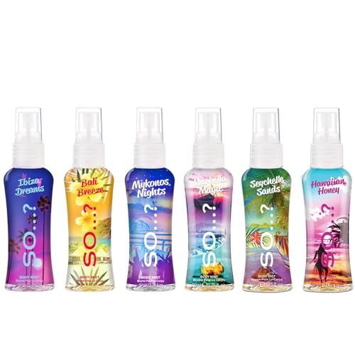 So…?… Escapes Body Mist Gift Set - Perfumes for Women - Everyday Body Spray for Women - Vegan, Cruelty-Free - Fragrance Gifts for Women - 6 pcs - Image 2