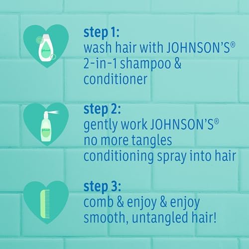 Johnson's Buddies No More Tangles Hair Detangler For Kids, 10 Fl. Oz. - Image 3
